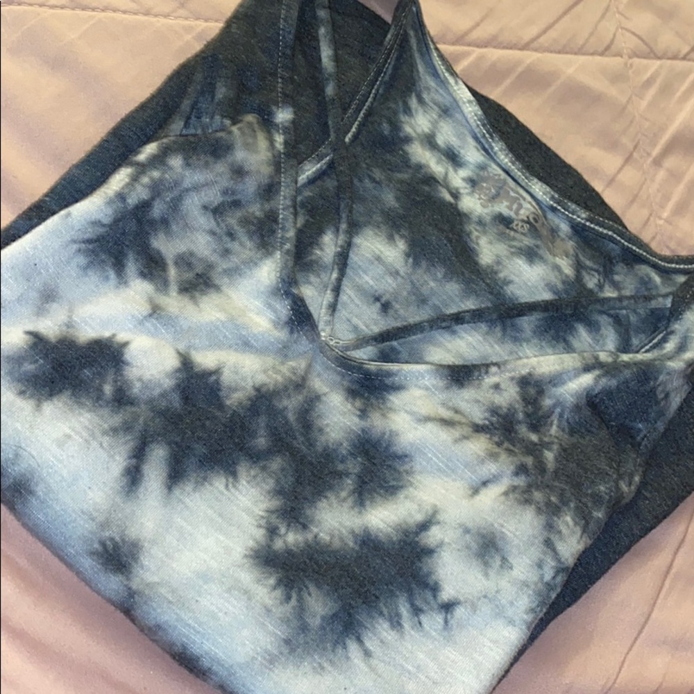 Tie dye tank top crop top shirt